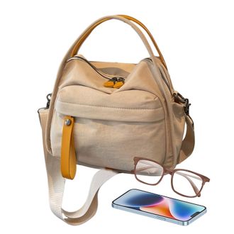 Generic Handbags for Women, Adjustable Tote - Trendy Travel Shoulder Bag | For Women Teenagers School Travel Daily Shopping Office, khaki, Se r&eacute;f&eacute;rer &agrave; la des