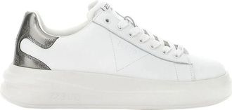 Guess Casual Leren Sneakers met 4G Logo - Dames - Sneakers - Wit - 40 EU - Leer - Schoenen