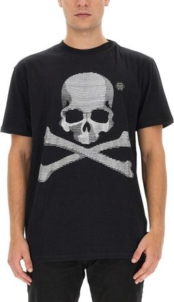 Philipp Plein Skull And Crossbones T-Shirt