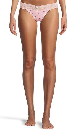 Hanky Panky Dreamease(r) Printed V-kini Womens Underwear So In Love : MD, Spandex/Tencel