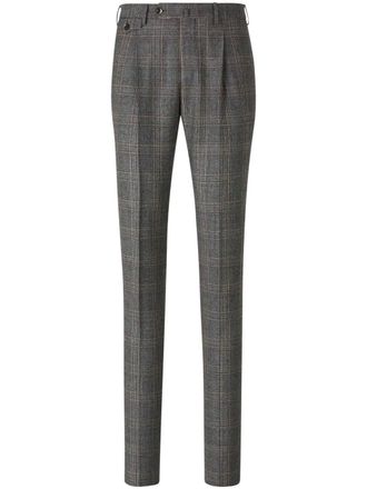 Pantaloni Torino Prince of Wales-pattern trousers - men - Wool - 54 - Grey