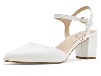 Life Stride Amaryllis Womens Shoes Bright White : 7.5 M (B), Faux Leather