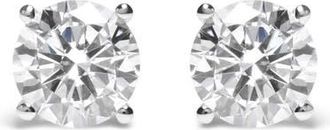 House of Brilliance IGI Certified 14K White Gold 5.00 Cttw Lab Grown Diamond Solitiare Stud Earrings at Nordstrom