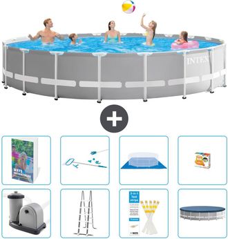 Intex Piscina Prism Frame Redonda - 610x132 Cm - 9-piezas S647