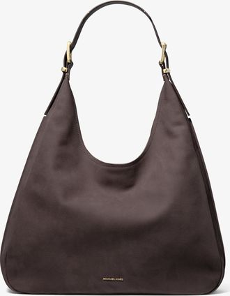 Michael Kors Nolita Large Nubuck Hobo Shoulder Bag