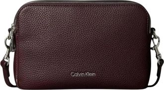 Calvin Klein Webbing 2X Strap Cam - Dames - Schoudertassen - Rood - ONE Size - Tassen