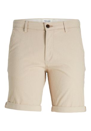 Jack & Jones PANTS STUDIO gem&ecirc;leerde regular fit short JPSTFURY dune