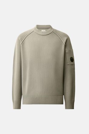 C.P. Company CHENILLE COTTON LENS SWEATER Size: XXL, colour: GREY