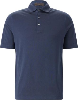 FILIPPO DE LAURENTIIS Polo Shirt - Heren - Polos - Blauw - 2XL - Katoen - Tops