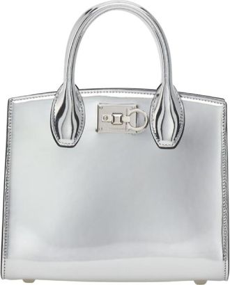 Ferragamo Small Studio Box Gancini Buckle Tote Bag