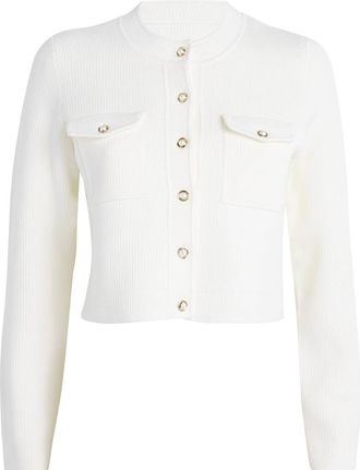 Sandro Embellished Cropped Cardigan Size S