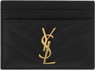 Saint Laurent Wallets & Cardholders, female, Black, Size: ONE SIZE Cassandre Matelass&eacute; Card Holder