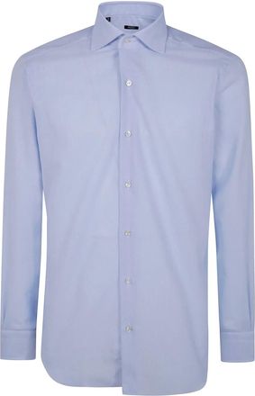 Barba Camicia in cotone - Blu