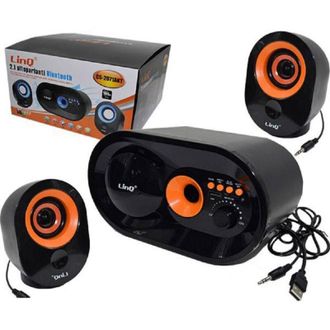 Trade Shop Trade Shop - Altavoz Bluetooth Altavoces Fm Radio Usb Altavoces Usb Tf Aux Microsd Led Lights Cs-2071akt