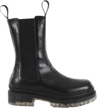 Karl Lagerfeld Biker II Long Gore Boot - Dames - Chelseaboots - Zwart - 36 EU - Leer - Schoenen