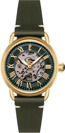 Earnshaw Investigator Automatic Green Dial Mens Watch ES-8307-09