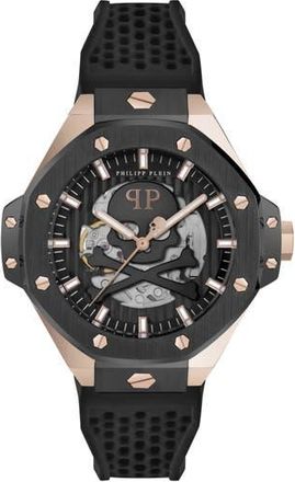 Philipp Plein Skeleton Royal Bracelet Watch, 46mm in Two Tone at Nordstrom Rack