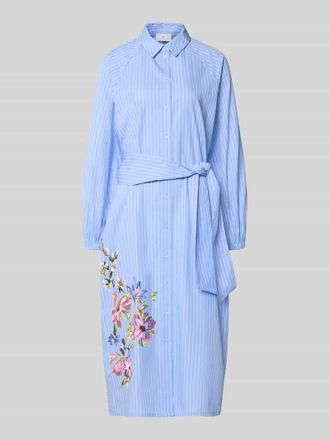 Fynch-Hatton Fynch-Hatton Regular Fit Maxikleid mit floralem Print in Hellblau, Gr&ouml;&szlig;e 34