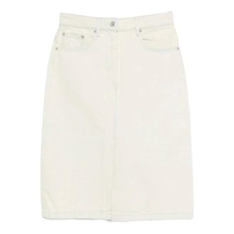 A.P.C. Denim Skirts, female, White, Size: XS Denim Skirt