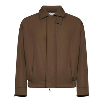 Costumein Bomber Crop - Jackets - Hombre - Marr&oacute;n - XL
