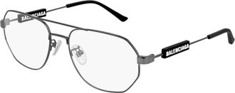 Balenciaga Tag Optical Frame - unisex - Balenciaga - Glasses - Gray - 57 MM - Accessories