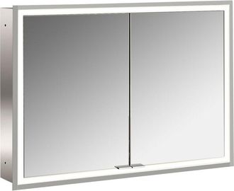 Emco Prime Armario Con Espejo Iluminado, 1000 Mm, 2 Puertas, - Emco