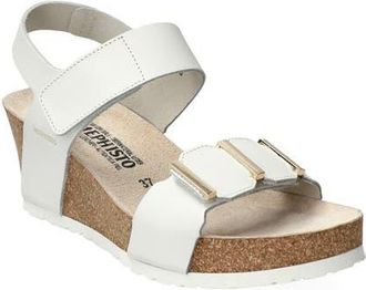 Mephisto Leonore Ankle Strap Sandal in White at Nordstrom, Size 11