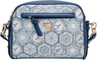 Gattinoni Tassen, Dames, Blauw, ONE Size, Blauwe Schoudertas met Stijl Bentd 8045Wztaa 3