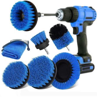 OEM Paquete De 8 Cepillos De Limpieza Para Taladros, Para Lechada, Suelos, Ba&ntilde;eras, Duchas, Azulejos, Ba&ntilde;os Y Cocinas