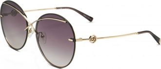 Escada Womens SESC11F-323M-61 SESC11F 61 323M Sunglasses - Gold - One Size