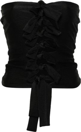 Coperni Gala top - women - Elastane/Polyamide - L - Black