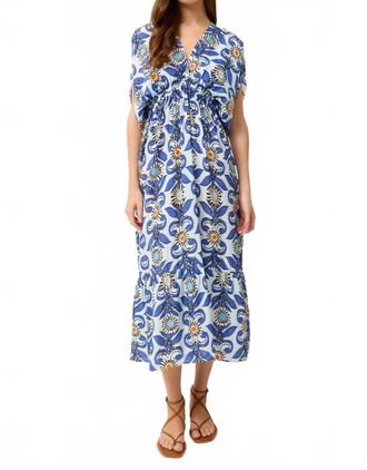 Marie Oliver Venus Caftan Dress In Treillage