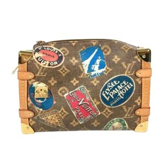 Louis Vuitton Pre-owned M47085 Clutch bag - Dames - Pre-owned - Bruin - Maat: ONE Size Leer