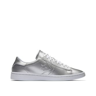 Converse Pro Vrouwentrainers Zilver