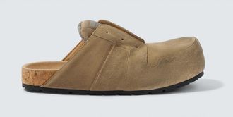 Balenciaga Dumbo suede slides