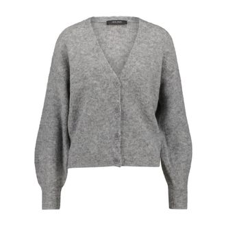 Mos Mosh MOS Mosh, Truien & Vesten, Dames, Grijs, XL, Wol, MMThora V-Neck Gebreide Cardigan
