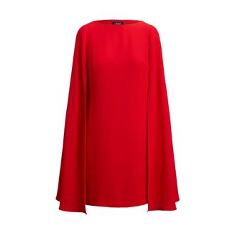 Ralph Lauren Kleedjes, Dames, Rood, S, Polyester, Petra Dress