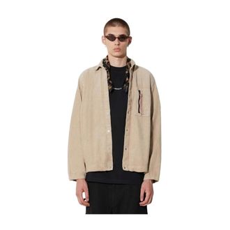 Aries Jassen, Heren, Beige, M, Light Jassen