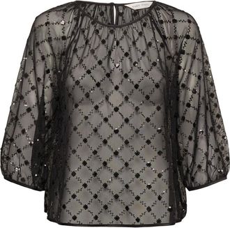 Part Two Blusa con paillettes applicate - - Blouses & Shirts - Donna - Nero - L
