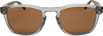 Timberland TB00007 Polarized 20H Mens Sunglasses Grey Size 52