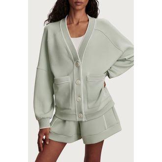 Varley Scottie Cardigan in Aqua Foam at Nordstrom, Size Xx-Small