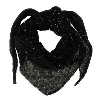 Nude Bufanda de mohair con lentejuelas - Accessories - Mujer - Negro - ONE SIZE