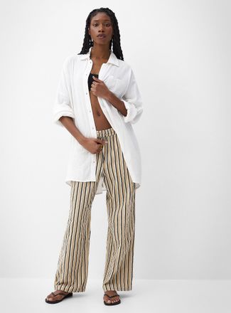 Ichi Womens Patch pocket oversized shirt