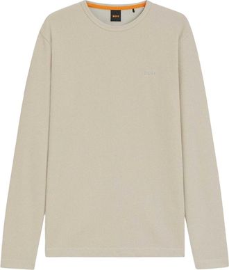 HUGO BOSS Heren Tempesto Sweater (Licht Beige)