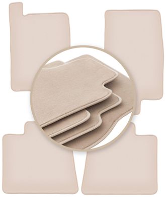 OEM Alfombrillas Beige Premium Para Ford Explorer Dise&ntilde;o Personalizado