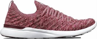 Athletic Propulsion Labs Womens Techloom Wave Athletic Sneakers In Burgundy/fusion Pink/melange