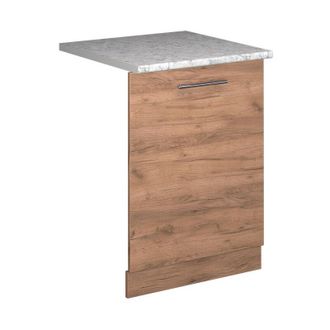 Vicco Panel Frontal Del Lavavajillas Fame-line, Roble Dorado, 60 Cm, Et M&aacute;rmol Vicco