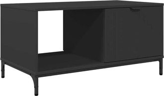 vidaXL Coffee Table Black 90 x 49 x 46 cm Engineered wood vidaXL