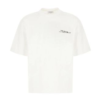 Off-white T-Shirts, male, White, Size: 2XL Logo T-shirt