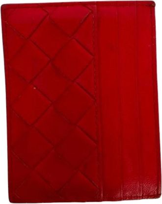 Bottega Veneta Pre-owned Portacarte Intrecciato - - Pre-owned - Donna - Rosso - ONE SIZE